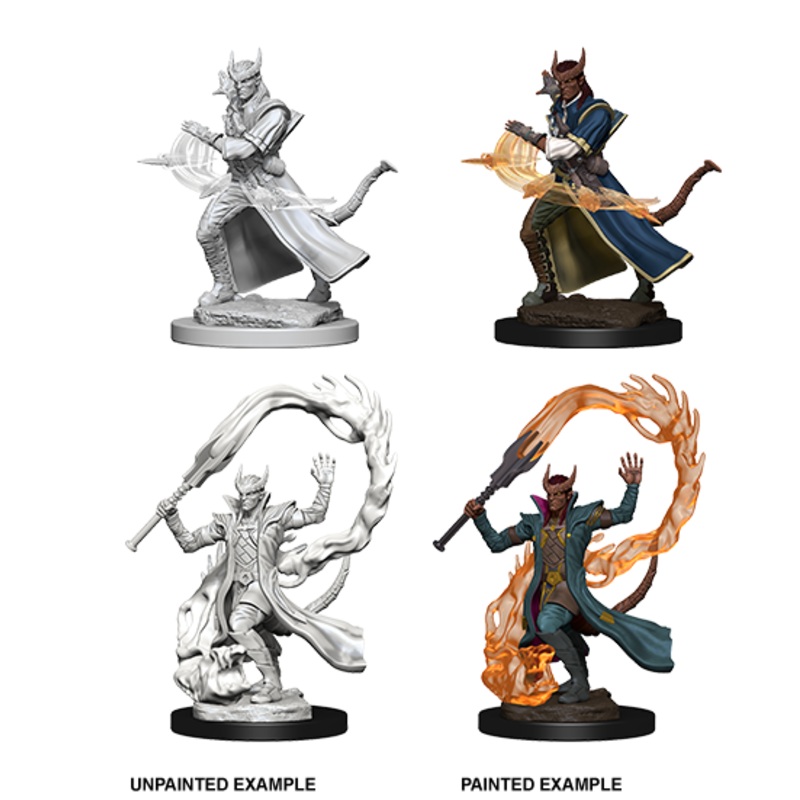 Dungeons & Dragons Nolzur's Marvelous Unpainted Miniatures: W04 Tiefling Male Sorcerer