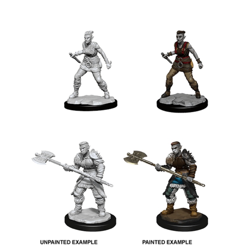 Dungeons & Dragons: Nolzur's Marvelous Unpainted Miniatures - W13 Orc Barbarian Female
