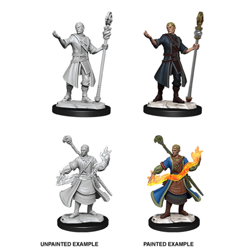 Dungeons & Dragons Nolzur's Marvelous Unpainted Miniatures: W14 Half-Elf Wizard Male
