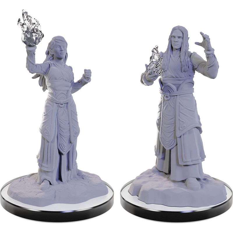 Dungeons & Dragons: Nolzur's Marvelous Unpainted Miniatures - W22 Elf Wizards