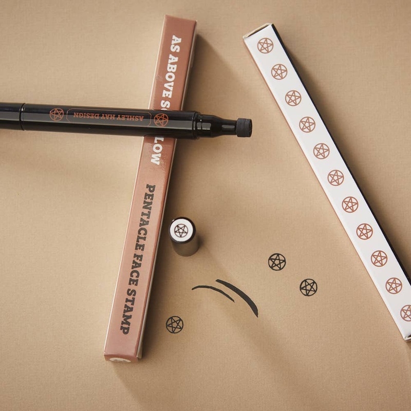 Makeup Pentacle Stamp and Eyeliner - Ashley Hay Design