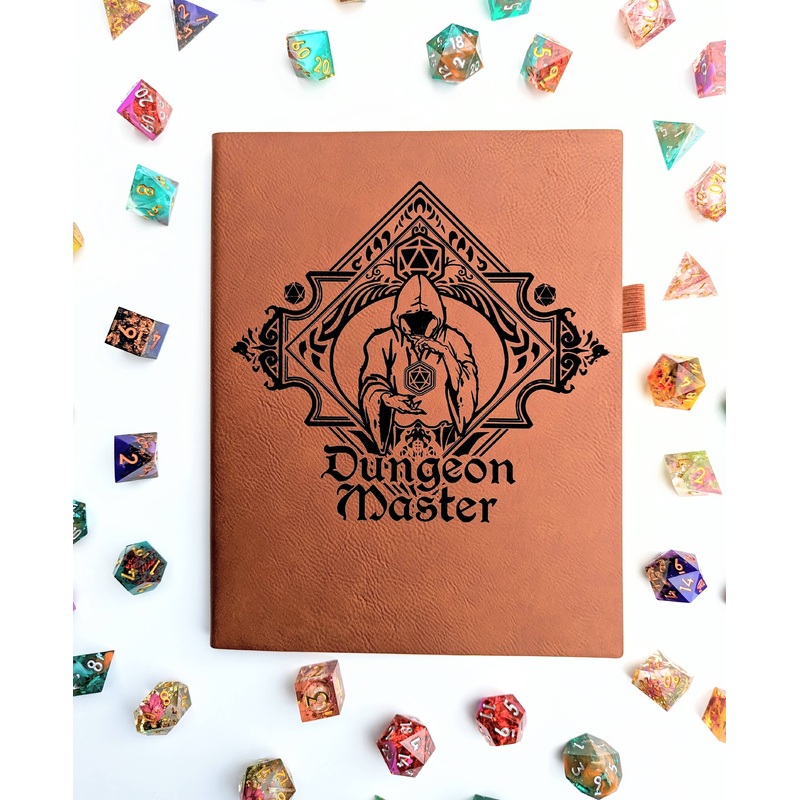 The Fate Twister -  Vegan Leather D&D Campaign Journal