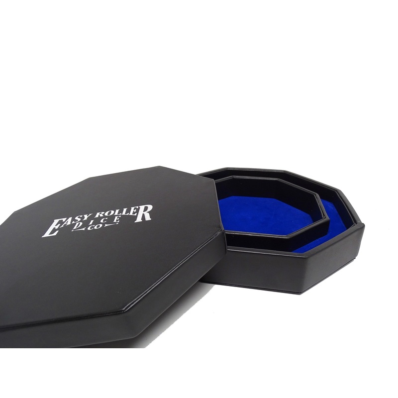 Classic 8 Inch Dice Tray With Dice Staging Area and Lid