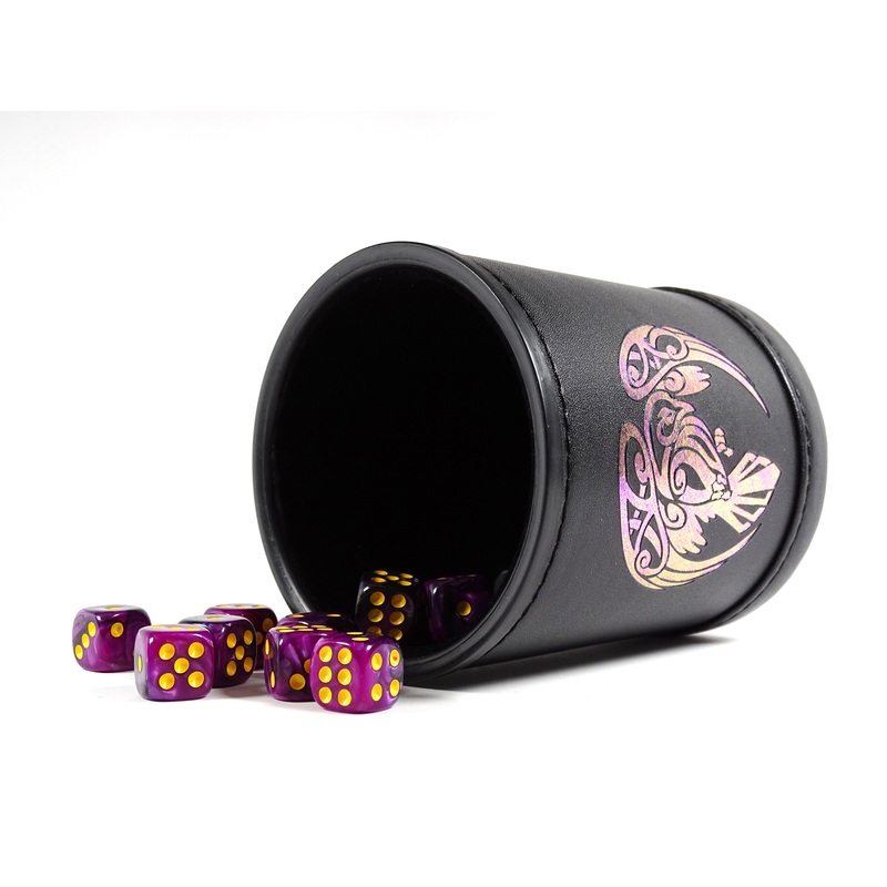 Color Shift Dice Cup - Raven