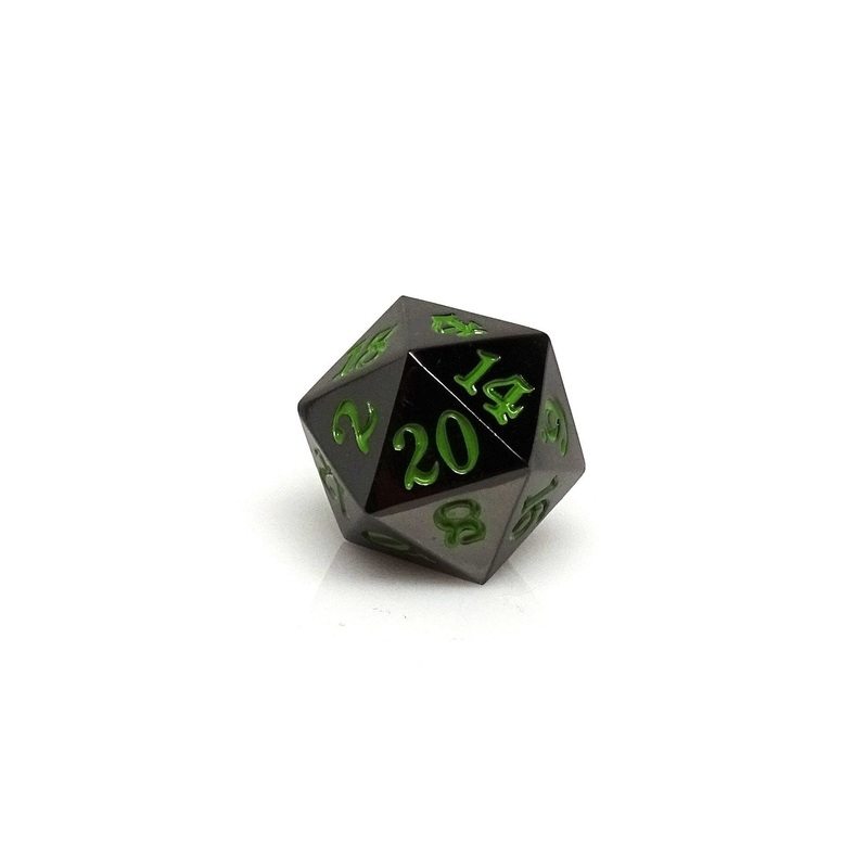 Gun Metal D20 - Signature Font -  Serpent's Blood Font