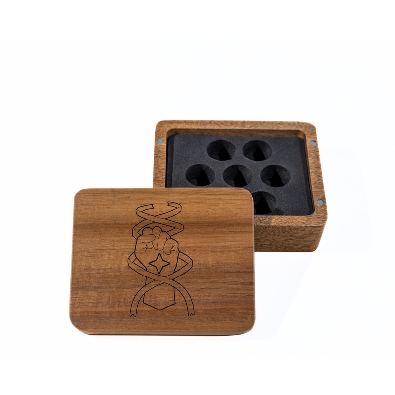 Monk Wooden Dice Case