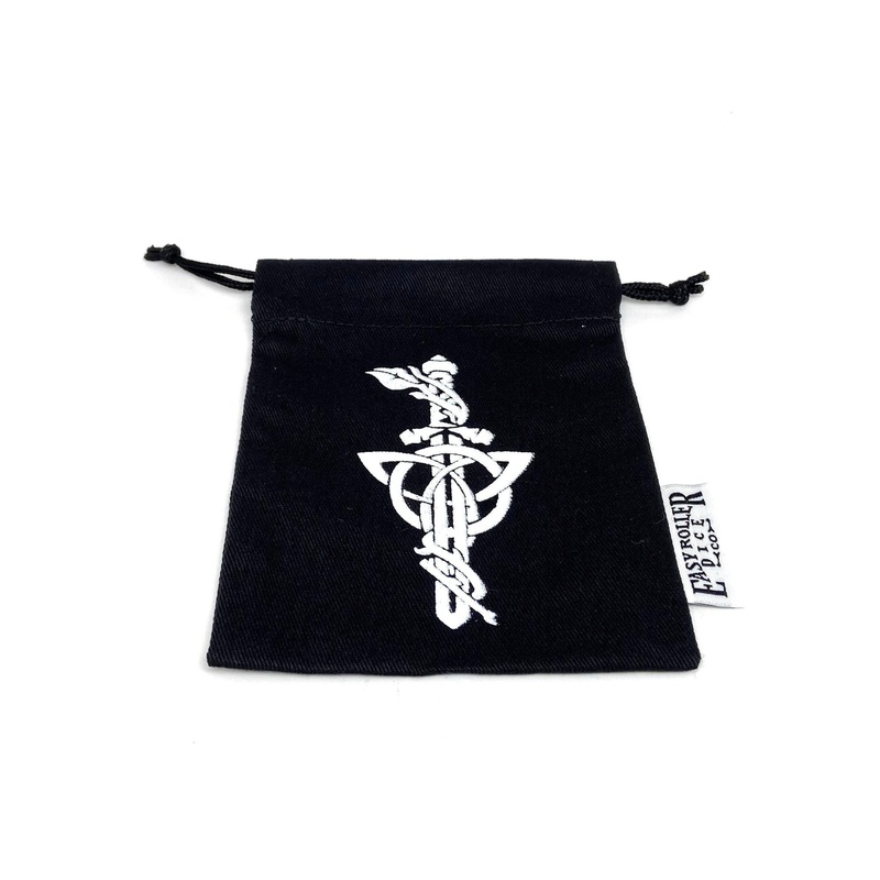 Small Cotton Twill Dice Bag - Dagger Design