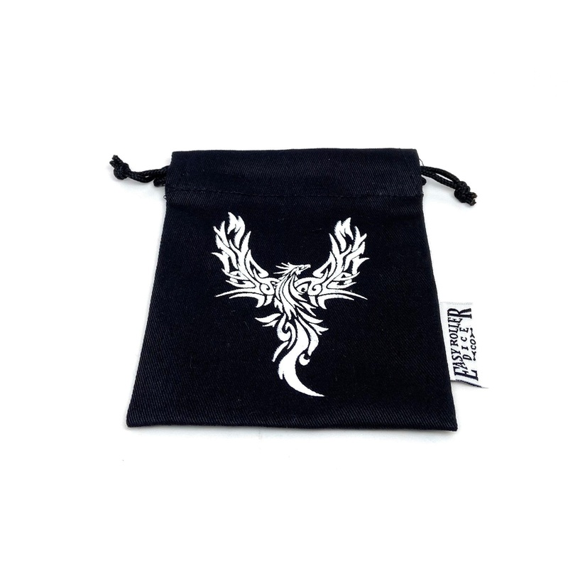 Small Cotton Twill Dice Bag - Phoenix Design