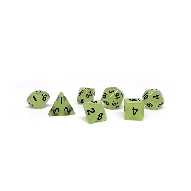 10mm Glow in the Dark Mini Dice Set