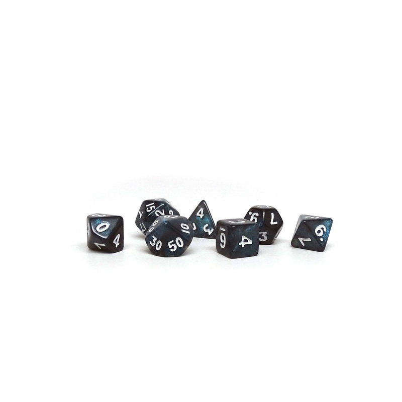 10mm Ocean Shine Mini Dice Set