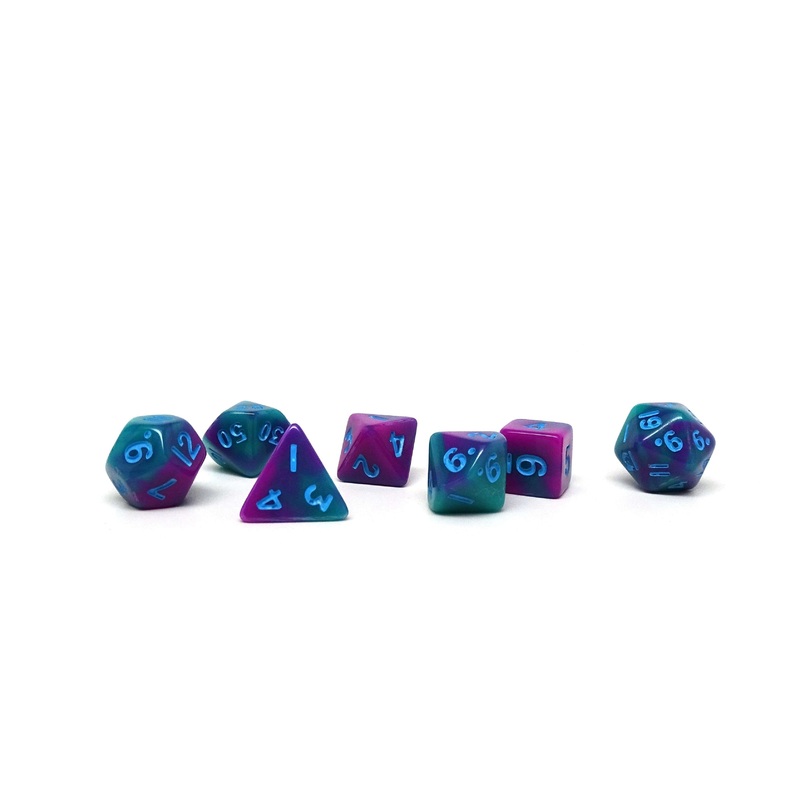 10mm Poison Cloud Mini Dice Set