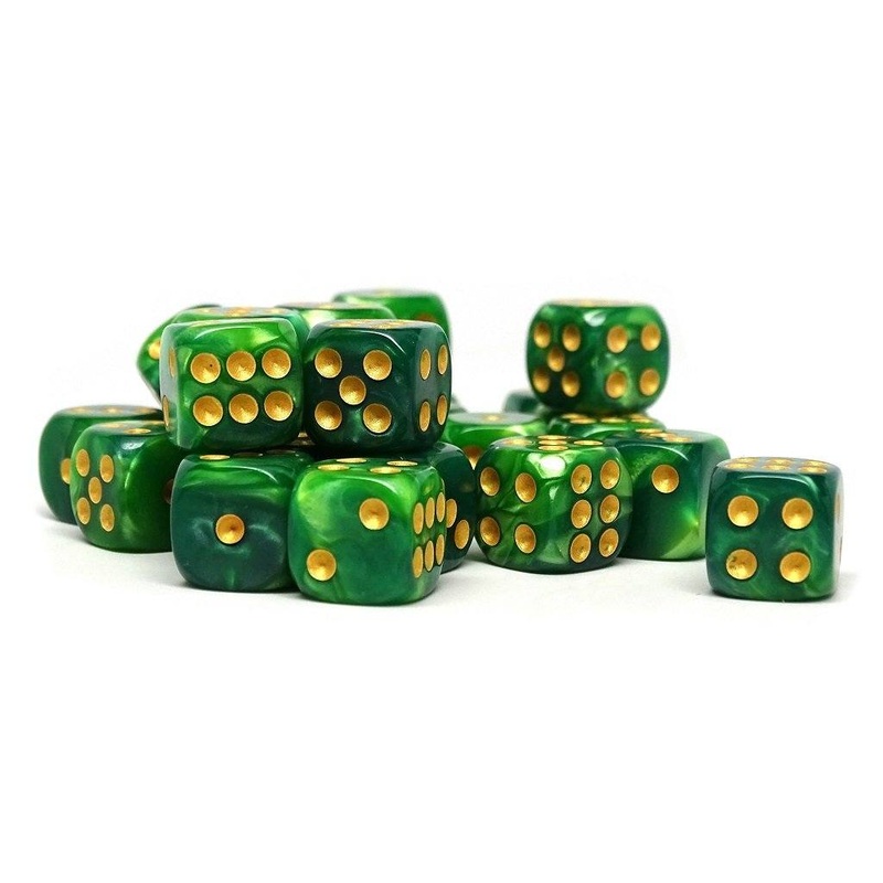 12mm D6 Dice - Celtic Swirl - 25 Count Bag