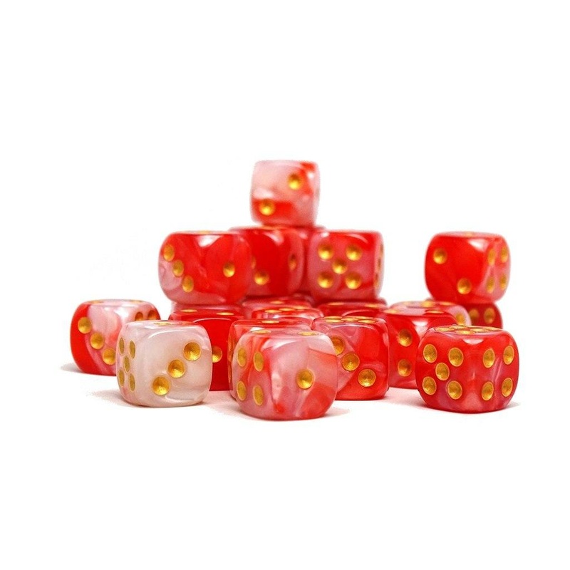 12mm D6 Dice - Himalayan Pink - 25 Count Bag