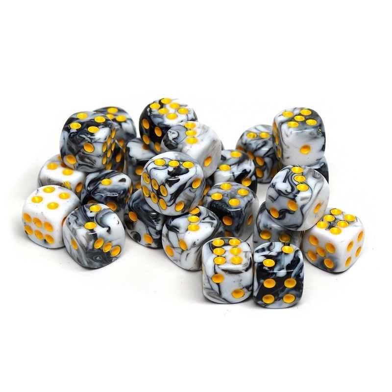 12mm D6 Dice - Oracle Design - 25 Count Bag
