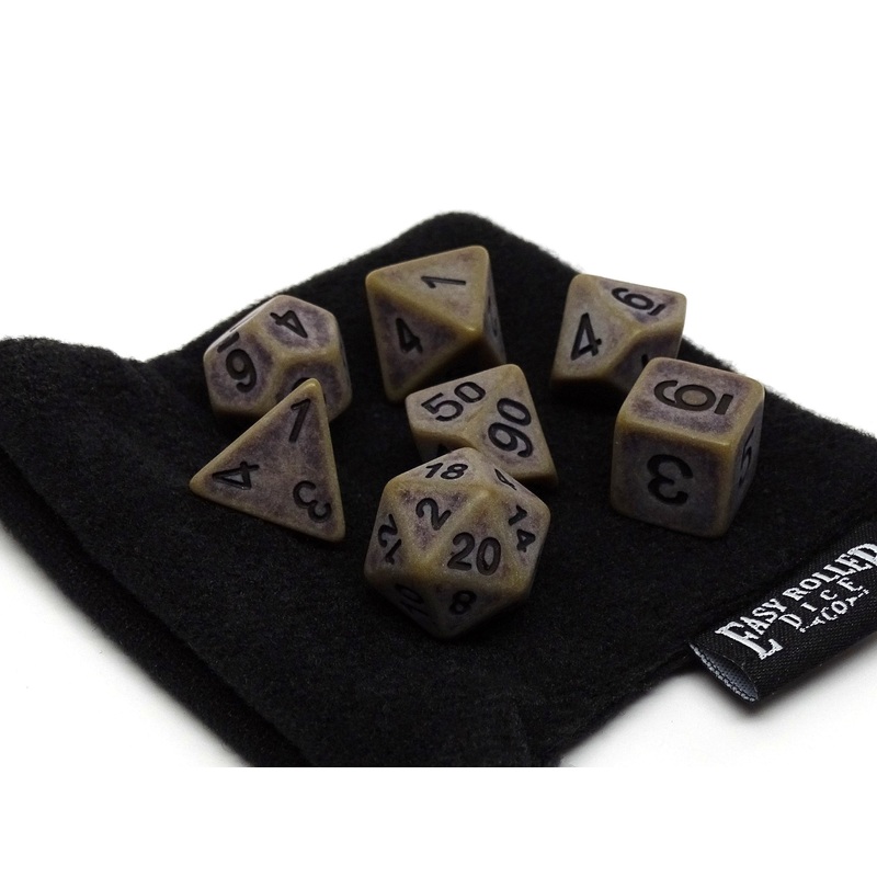 Ancient Ground Dice Collection - 7 Piece Set