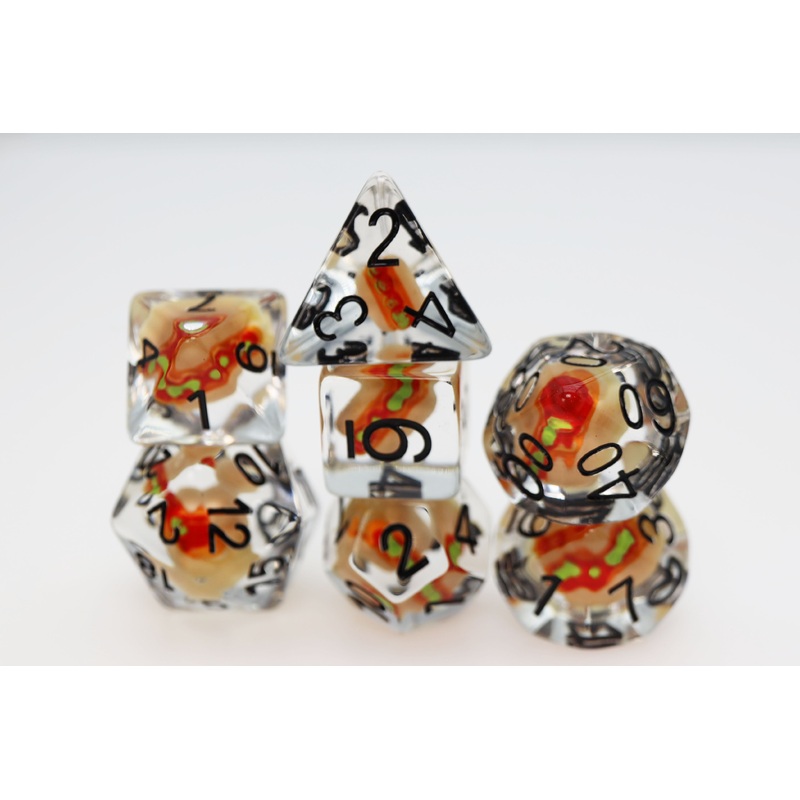 Hot Dog RPG Dice Set