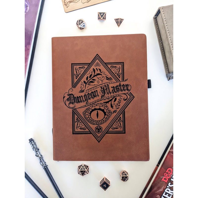 Vintage Dungeon Master - Vegan Leather D&D Campaign Journal