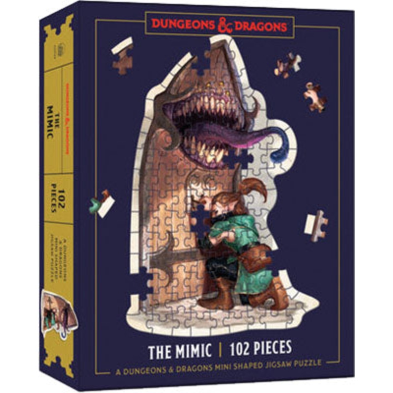Dungeons & Dragons Mini Shaped Jigsaw Puzzle: The Mimic Edition