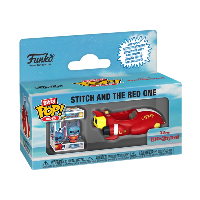 Funko POP! Bitty Rides: Stitch and the Red One