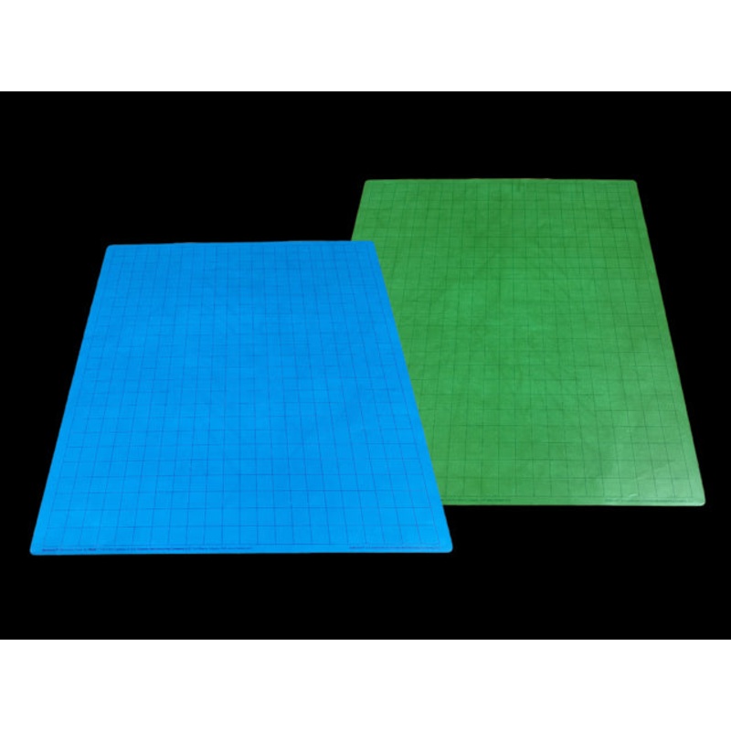 Chessex Battlemat 1" Reversible Blue-Green Squares