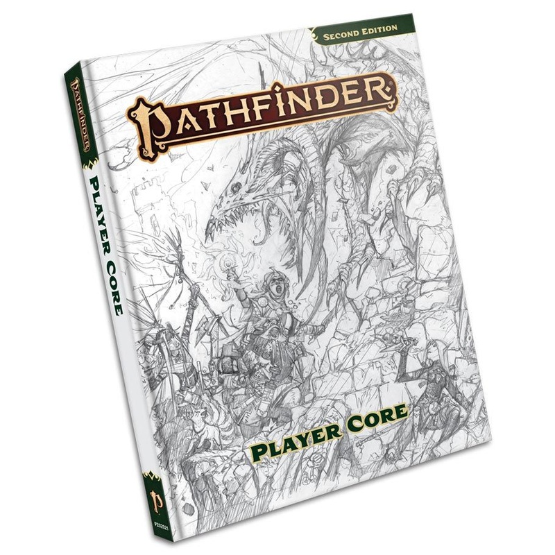 Pathfinder 2E: Player Core Sketch Cover (Hardcover)