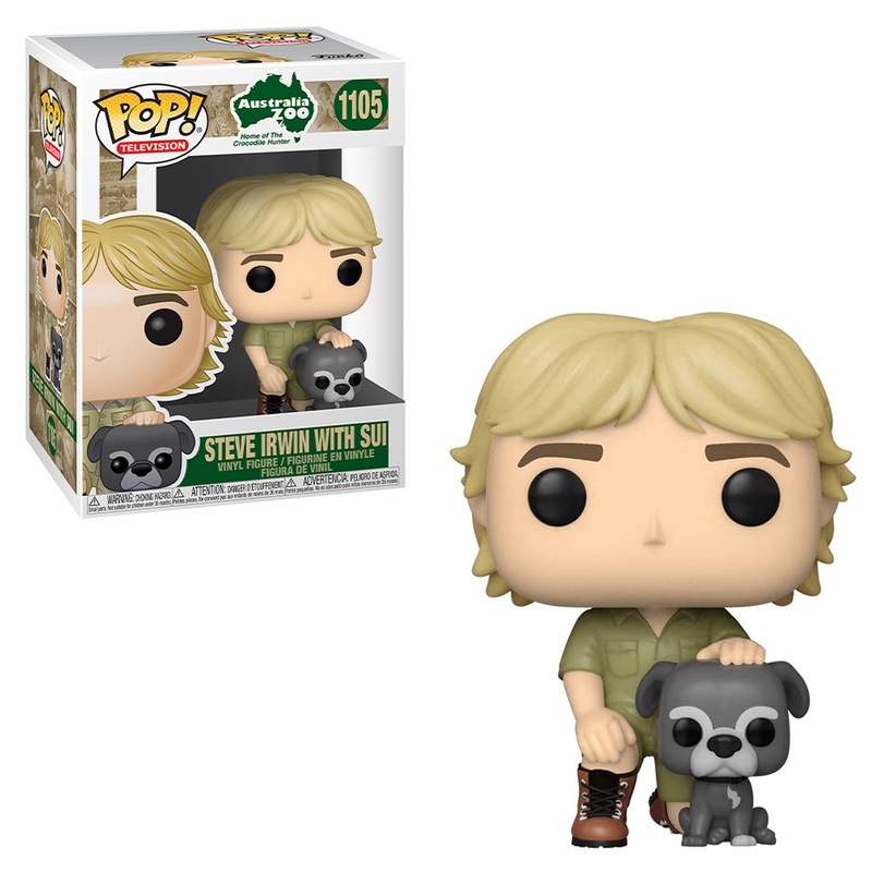 Funko POP! Crocodile Hunter - Steven Irwin with Sui Vinyl Figure #1105