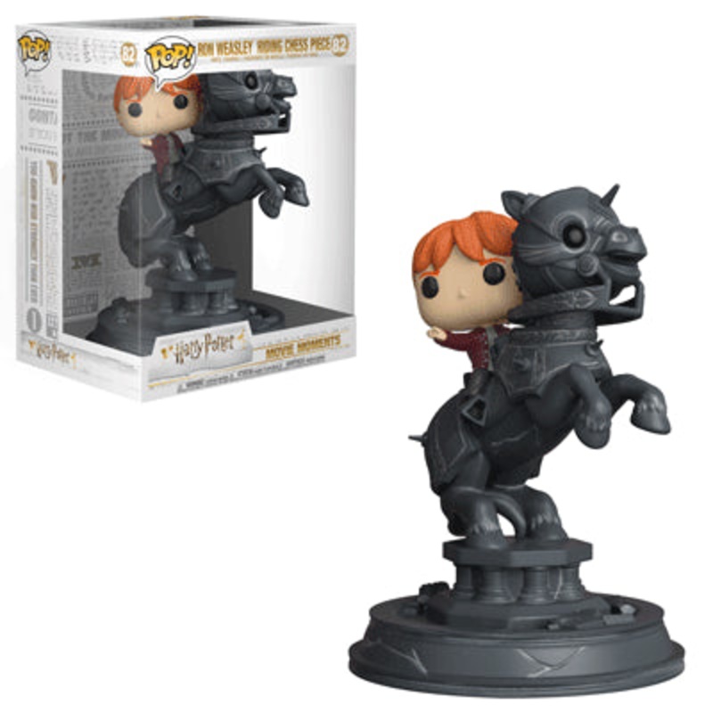 Funko POP! Harry Potter Movie Moment - Ron Weasley Riding Chess Piece Vinyl Figure #82