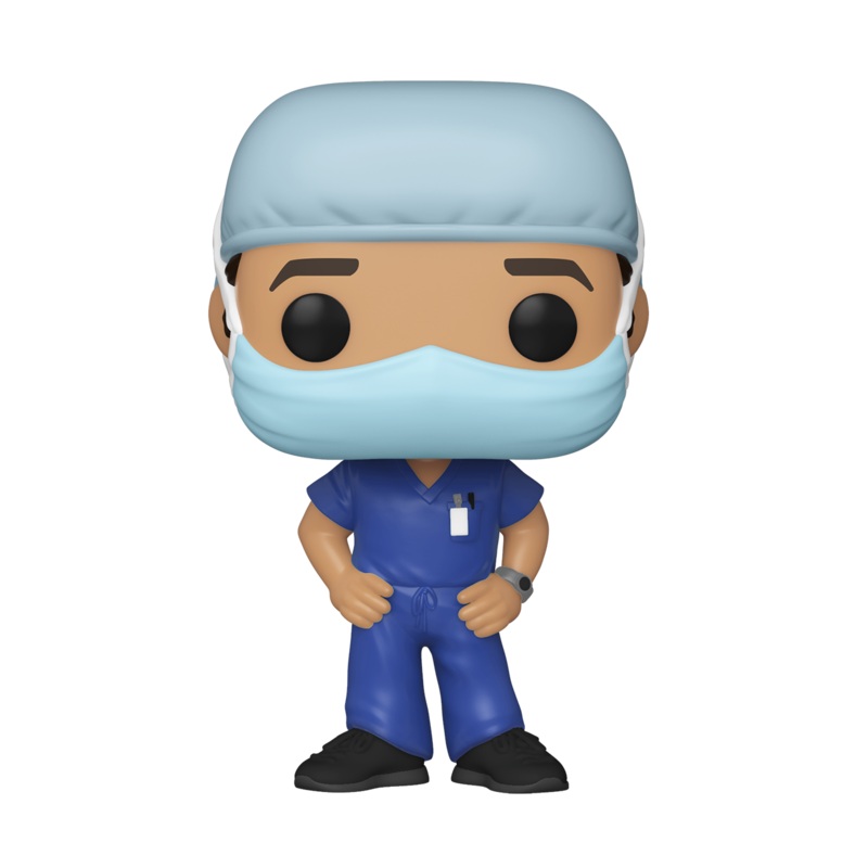 Funko POP! Heroes: Front Line Workers - Male (Blue Scrub) Vinyl Figure