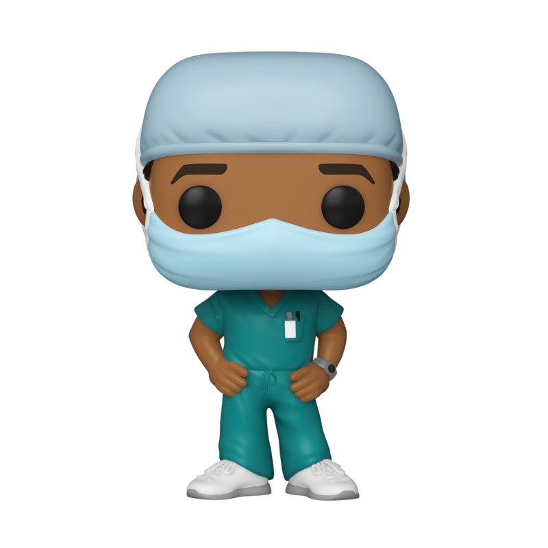 Funko POP! Heroes: Front Line Workers - Male (Green Scrub) Vinyl Figure