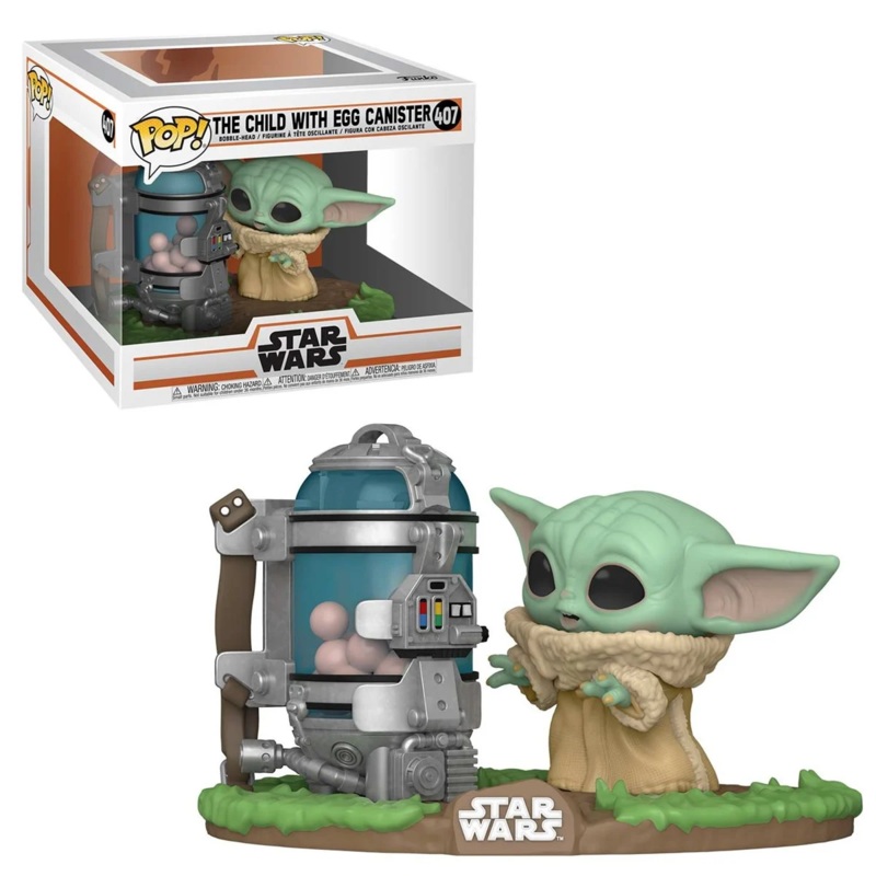 Funko POP! Star Wars: The Mandalorian - The Child with Egg Canister Deluxe Vinyl Figure