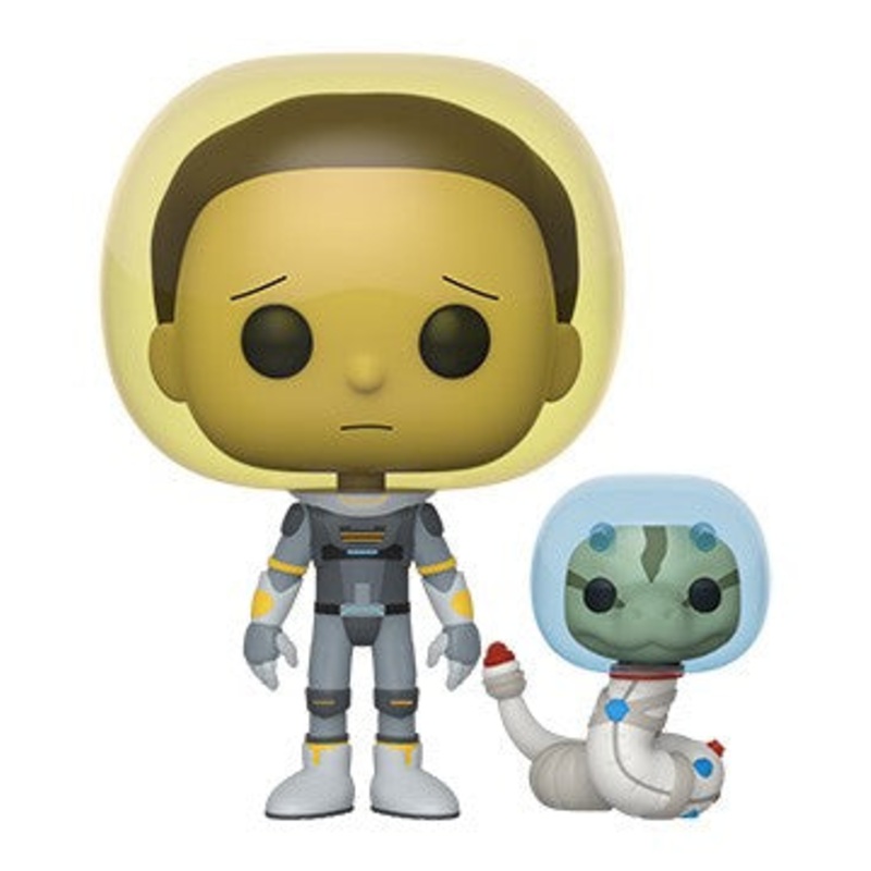 Funko POP! Rick and Morty - Space Suit Morty with Snake Vinyl Figure