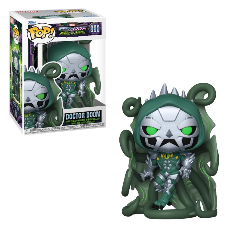 Funko POP! Mech Strike: Monster Hunters - Doctor Doom Vinyl Figure #990
