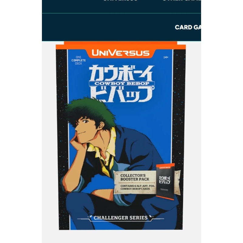 Universus: Cowboy Bebop Challenger Series Deck