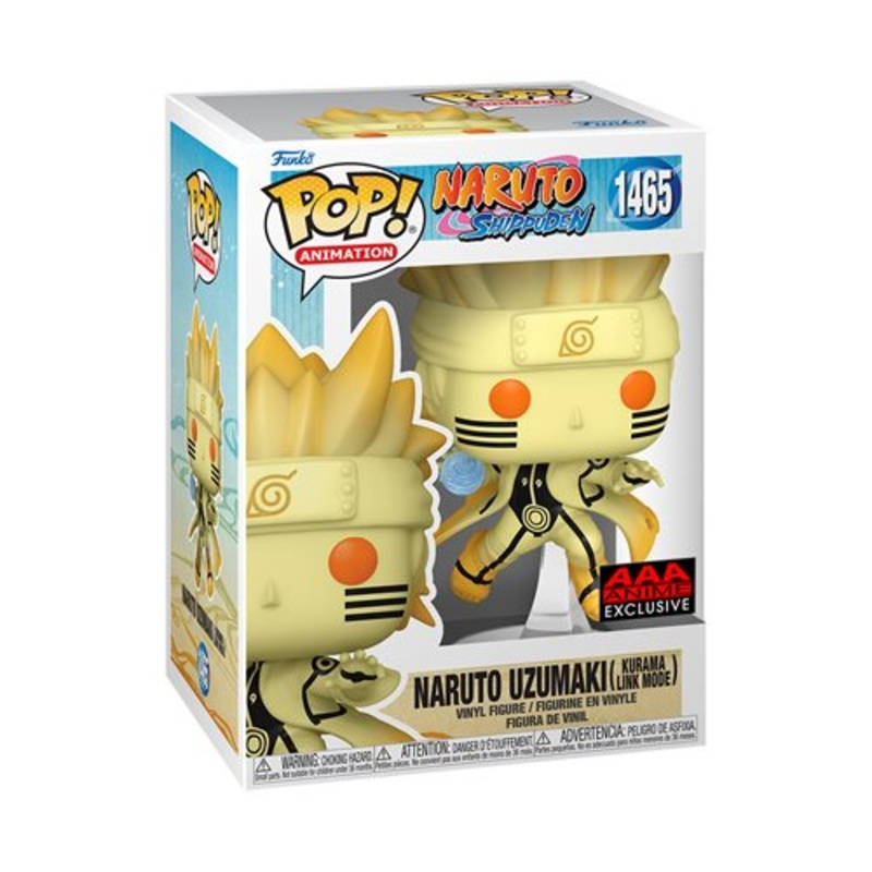Naruto: Shippuden Naruto Uzumaki Kurama Link Mode Funko Pop! - AAA Anime Exclusive