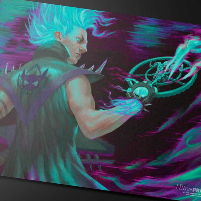 Magic the Gathering CCG: Aetherdrift Winter, Cursed Rider Playmat