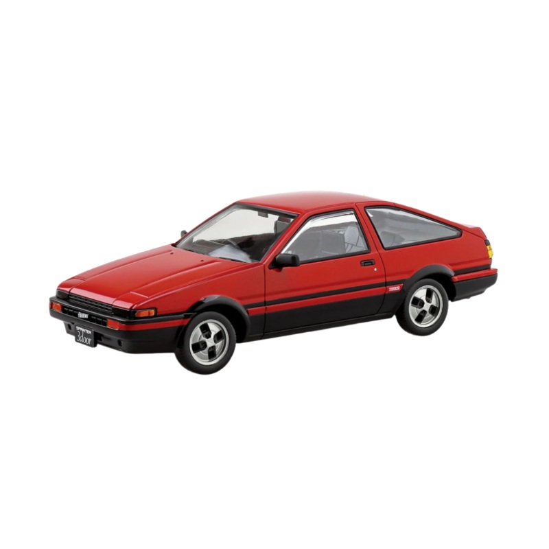 Aoshima: 1/32 The Snap Kit Toyota Sprinter Trueno (High-Flash Two Tone) 1/32 Scale Model Kit #16-B