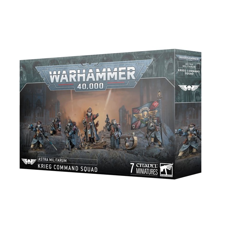 Warhammer 40k Astra Militarum Krieg Command Squad