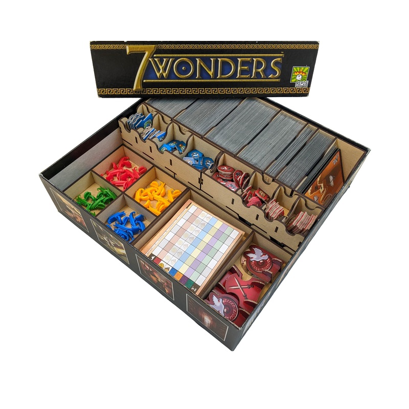 7 Wonders Board Game Organizer Insert