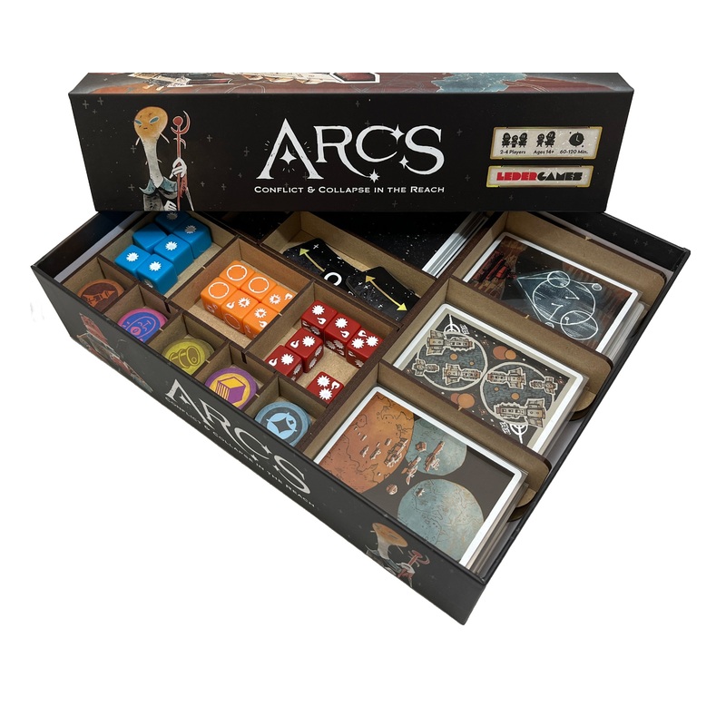 Arcs Board Game Organizer Insert