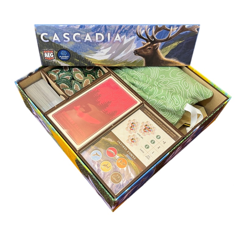 Cascadia Board Game Organizer Insert