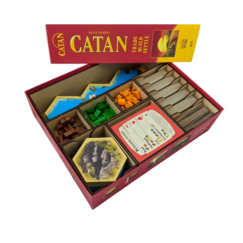 Catan Board Game Organizer Insert