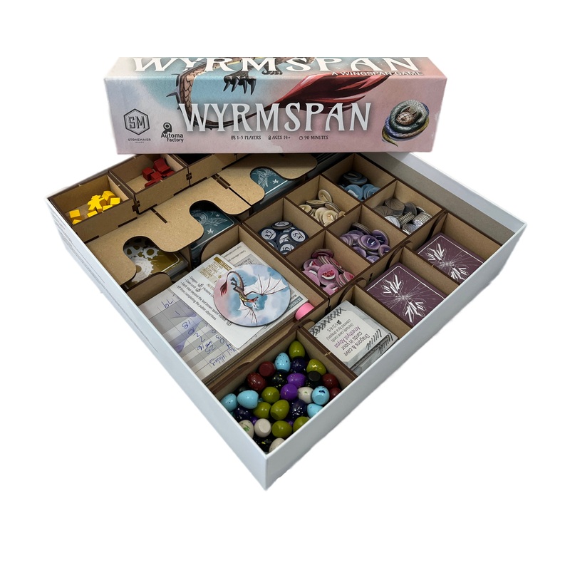 Wyrmspan Board Game Organizer Insert