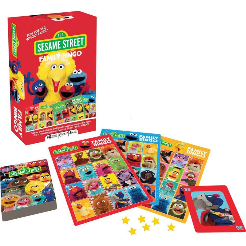 Bingo de la famille Sesame Street