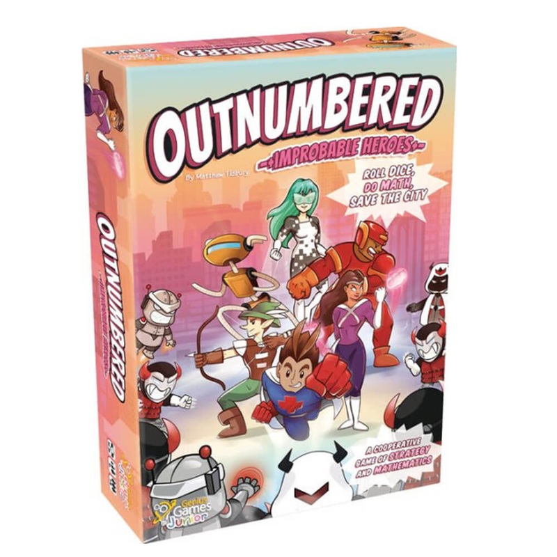 Bordeau en nombre Improbable Heroes Board Game