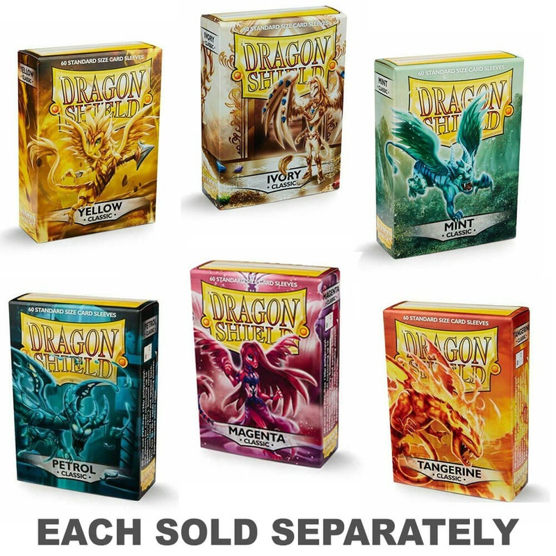 Bote de manches de carte Dragon Shield de 60