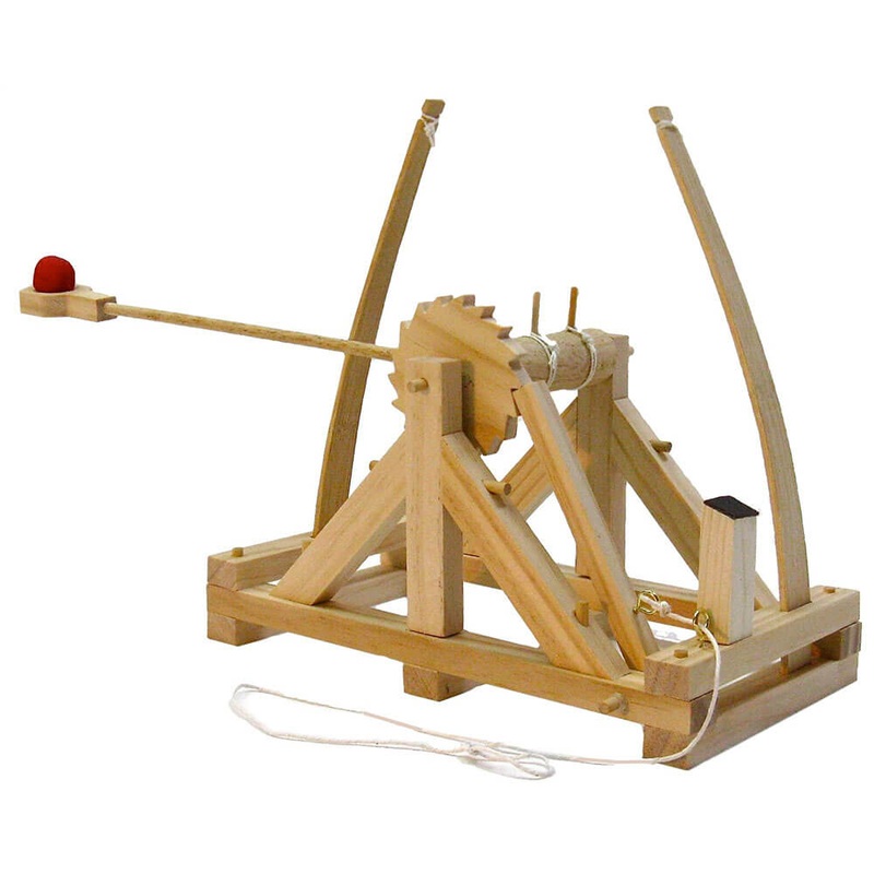 Pathfinders da Vinci Catapult en bois kit en bois